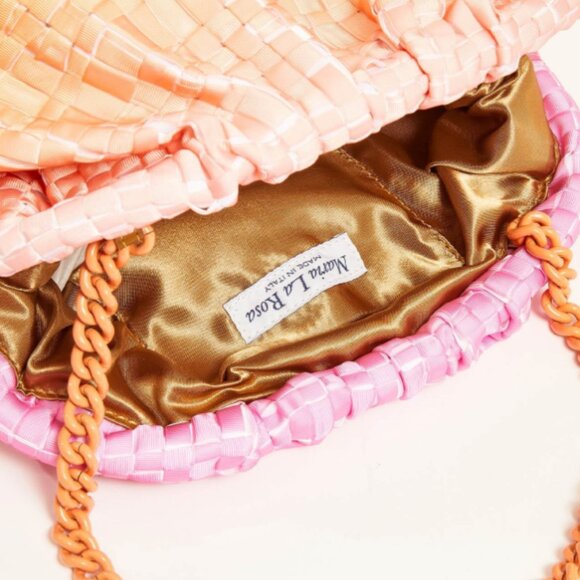 Brand NEW Maria La Rosa Mineral Game clutch in orange - Picture 5 of 5